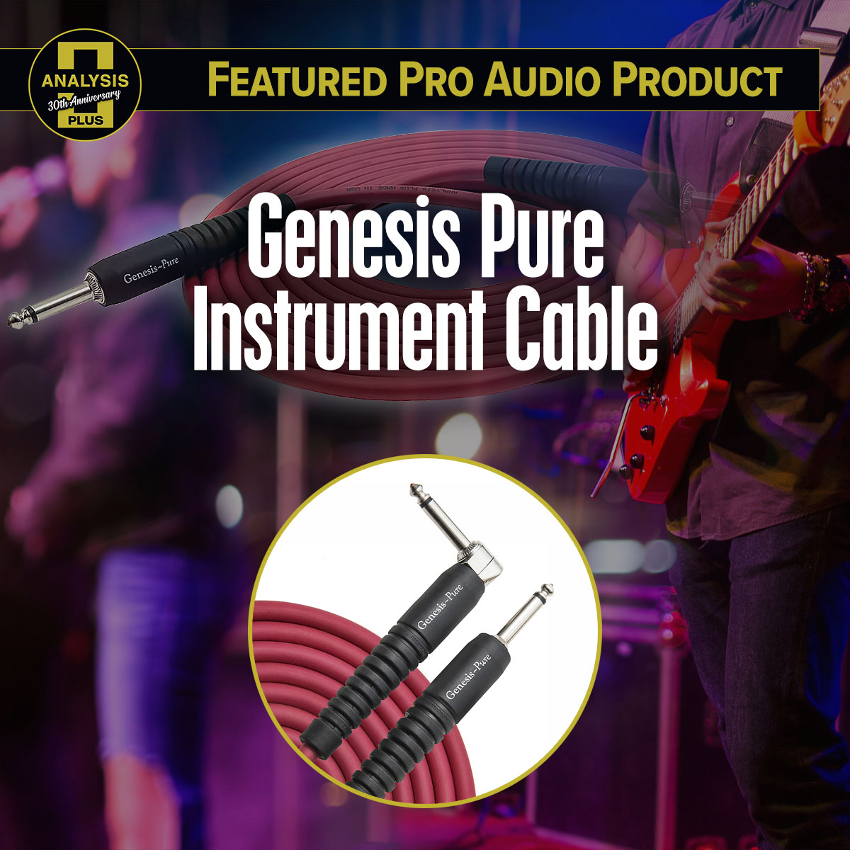 Analysis Plus Genesis Pure Instrument Cable