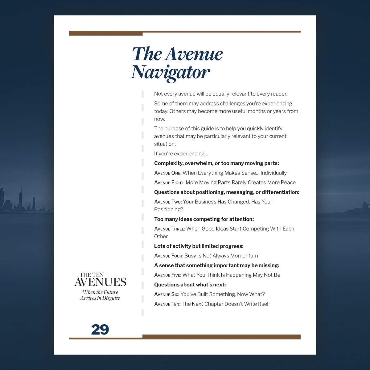 Avenue Navigator