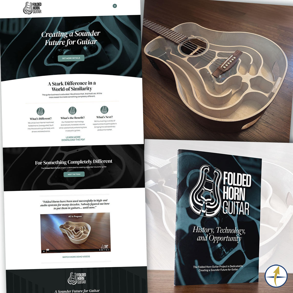Folded Horn Guitar